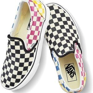 Vans Checkerboard Slip-On Women 7. Almost New!